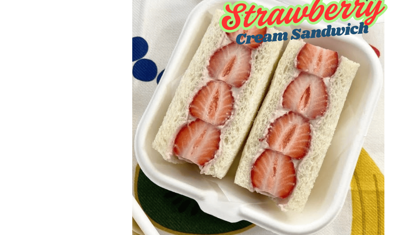 strawberry cream sandwich